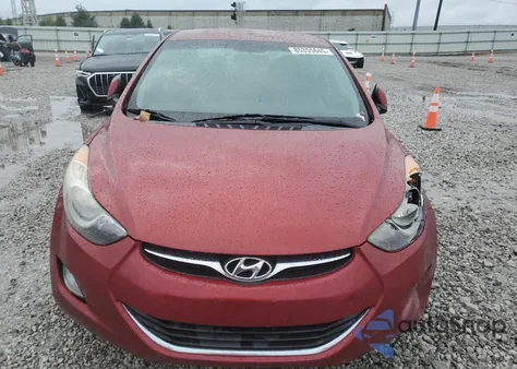 2013 Hyundai Elantra Gls from USA, damaged, VIN 5NPDH4AE8DH386199